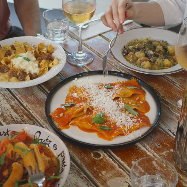 People Eating Arte Della Pasta